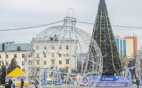 В Саранске приступили к демонтажу Главной елки