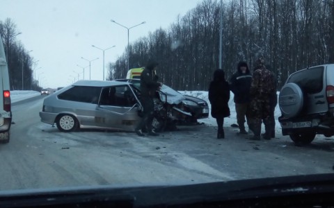 На дороге Светотехстрой-Юго-Запад столкнулись пять машин
