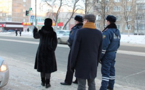 Около саранских торговых центров ловили пешеходов-нарушителей