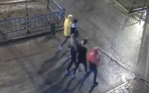 В Саранске на Полежаева пять парней избили человека (видео)