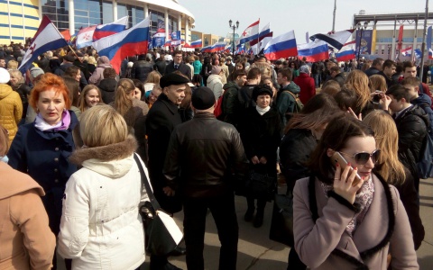 В Саранске проходит многотысячный митинг против террора