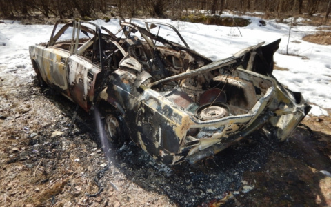 В Мордовии горе-угонщики сожгли «Жигули», которые не смогли завести