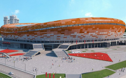 Стадион в Саранске будет ярко-солнечного цвета