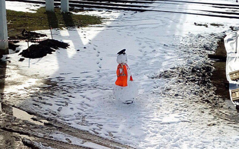 Топ-5 апрельских снеговиков Саранска