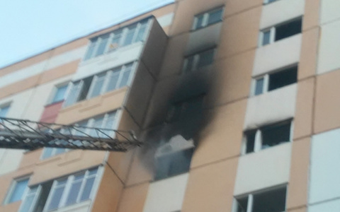 В Саранске эвакуировали более 30 человек из-за пожара в подъезде