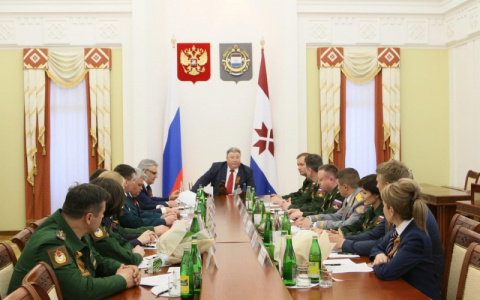 Врио Главы Мордовии провел встречу с руководителем ЦСКА и представителями Минобороны России