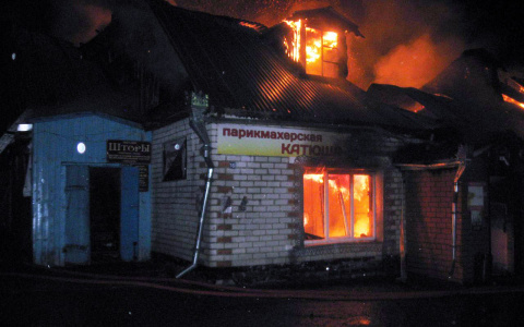 В Мордовии сгорели сразу несколько магазинов