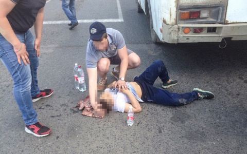 В Саранске «ПАЗ» сбил ребенка на велосипеде (ФОТО)