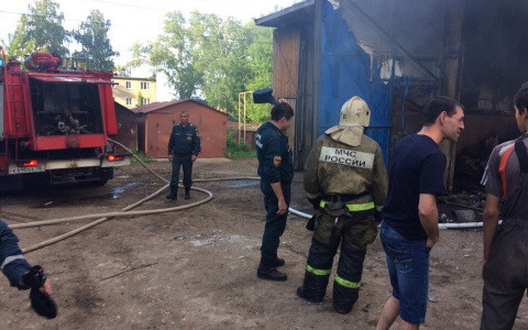 В одном из гаражей Саранска прогремел взрыв (ФОТО)