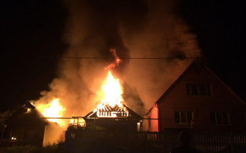 В Мордовии случился сильный пожар