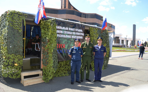 В Саранске во время праздника многие мужчины решались уйти в армию