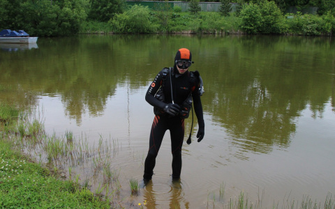 В Мордовии юные дайверы приводят в порядок водоемы