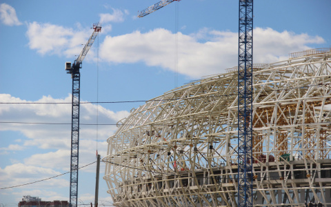 В Саранске могут пострадать автомобилисты из-за покраски стадиона «Мордовия-Арена»