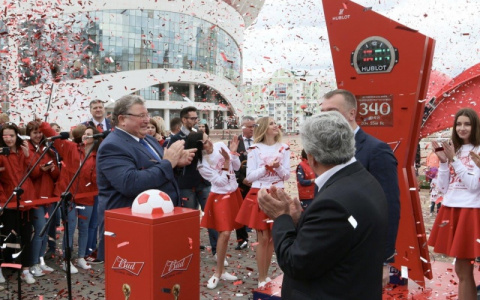 В Саранске торжественно запустили часы обратного отсчета до мундиаля