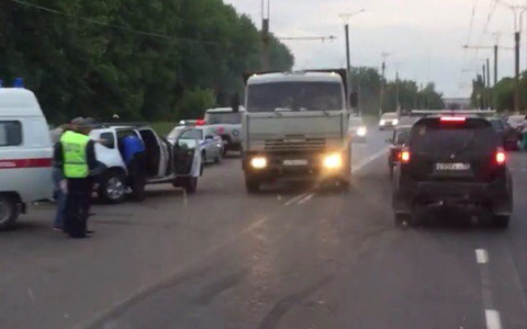 ДТП в Саранске: столкнулись сразу три автомобиля