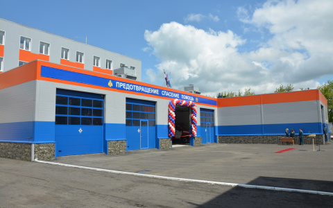 В Саранске открыли здание специализированной пожарно-спасательной части