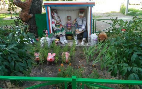 Жители Саранска самостоятельно украшают дворы