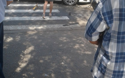 В Саранске у рынка «Ринг» произошла крупная авария