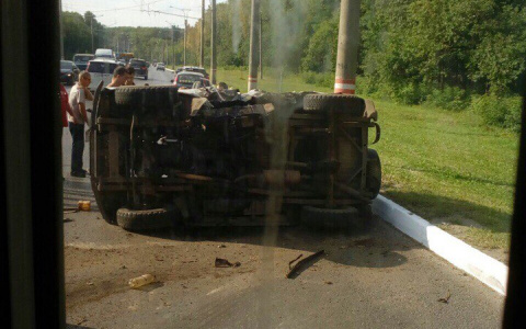 В Саранске из-за ДТП образовалась большая пробка