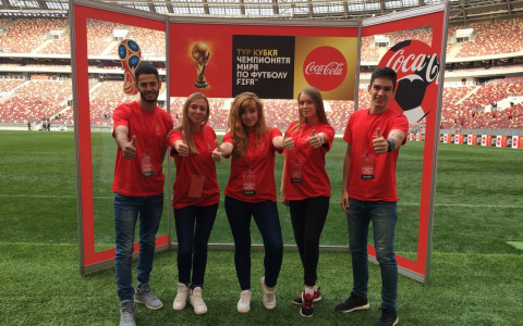 Волонтеры из Саранска участвовали в открытии «Лужников»