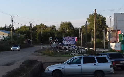 В Саранске установили массивный велосипед