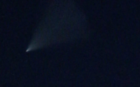 Жители Саранска перепутали ракету с НЛО