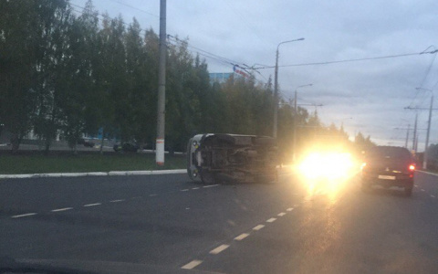 В пригороде Саранска перевернулся «УАЗ»