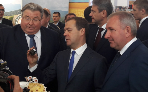 Премьер-министр Дмитрий Медведев высоко оценил продукцию мордовских аграриев