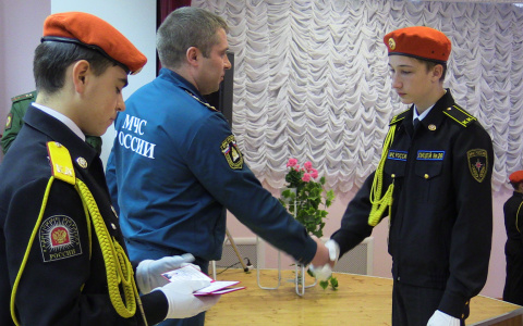 Саранских лицеистов посвятили в кадеты (ФОТО)