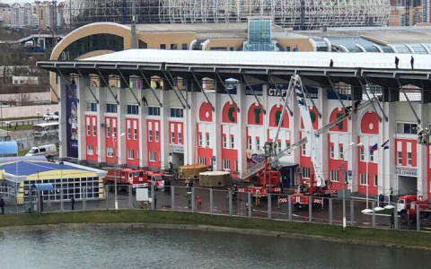 В Саранске учения на стадионе «Старт» перепутали с пожаром