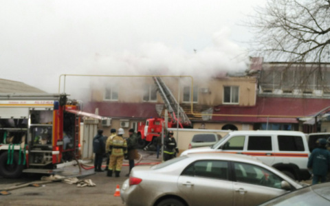 В центре Саранска горела сауна