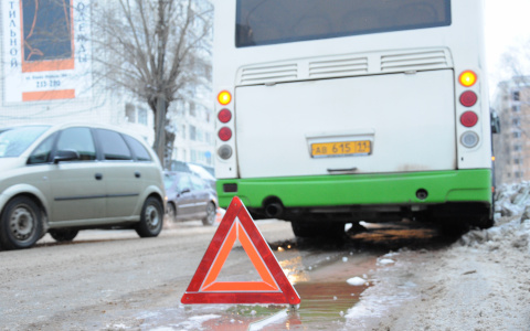 В Саранске водитель автобуса отправил пешехода в больницу