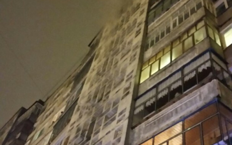 В Саранске загорелся лифт в многоэтажном доме