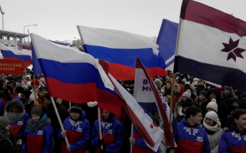 В Саранске митинг-концерт «Россия в моем сердце» собрал пять тысяч человек