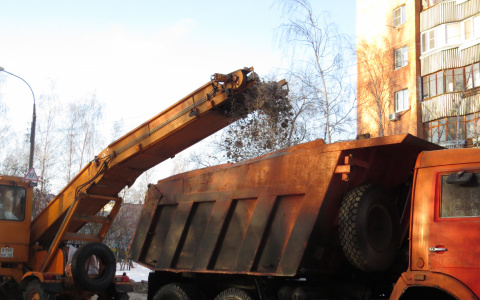 В Саранске из-за непогоды коммунальные службы работают круглосуточно