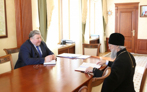 Глава Мордовии провел рабочую встречу с митрополитом Зиновием