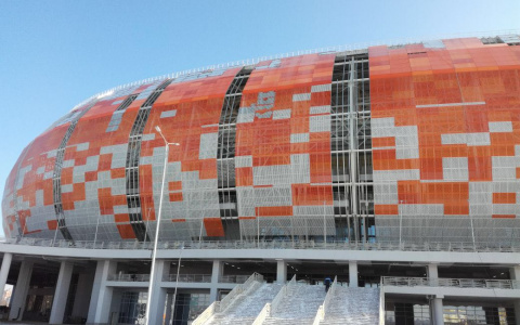 На стадионе «Мордовия Арена» завершили монтаж кровли