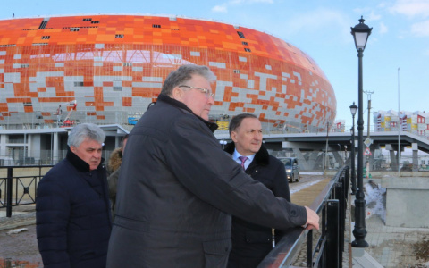 Глава Мордовии проехал маршрутами болельщиков мундиаля