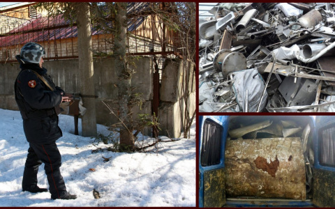 В Саранске «ГАЗель» с украденным металлом застряла в грязи