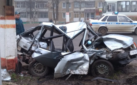 В Саранске пьяная компания едва не погибла в ДТП 