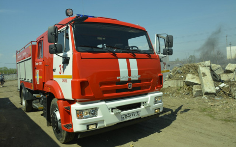 Пожар в Мордовии: двоих детей вытащили из окон второго этажа