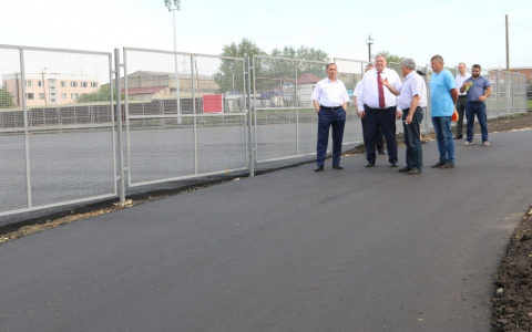 Глава Мордовии проинспектировал завершение строительства перехватывающих парковок