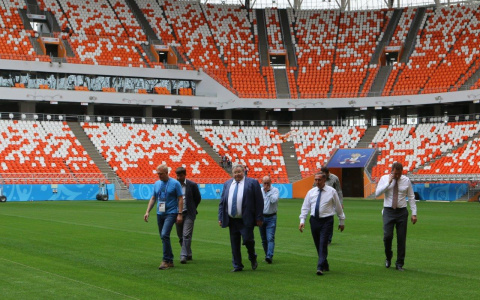 Владимир Волков оценил газон стадиона «Мордовия Арена» 