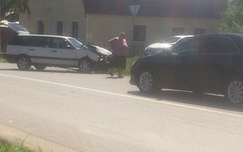 В Саранске столкнулись два автомобиля