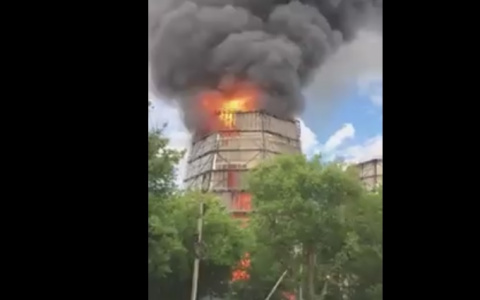 В Саранске произошел пожар на ТЭЦ