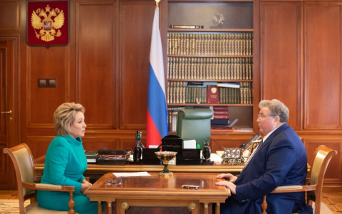 Глава Мордовии встретился с Председателем Совета Федерации Валентиной Матвиенко