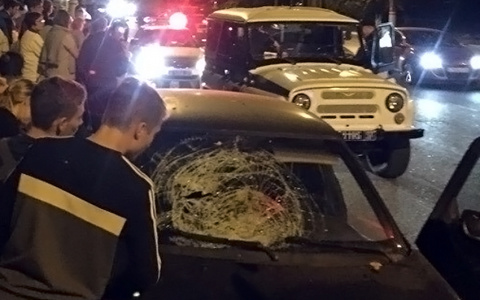 В Саранске толпа едва не устроила самосуд над водителем, который сбил девушку на переходе