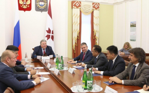 Глава Мордовии встретился с представителями китайской провинции Шаньдун