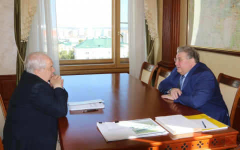Глава Мордовии провел рабочую встречу с Сергеем Кисляком