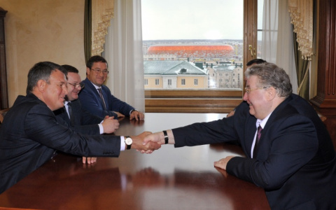 Глава Мордовии провел рабочую встречу с начальником Куйбышевской железной дороги